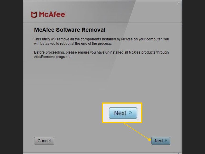 mcafee uninstall tool for mac